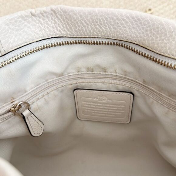 Coach Isabelle East West Pebble Leather Shoulder or Crossbody Bag - Picture 15 of 16